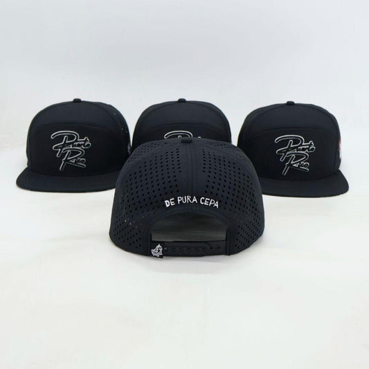 Mi Isla - Gorra-"Yo Soy Boricua” Negra Completa